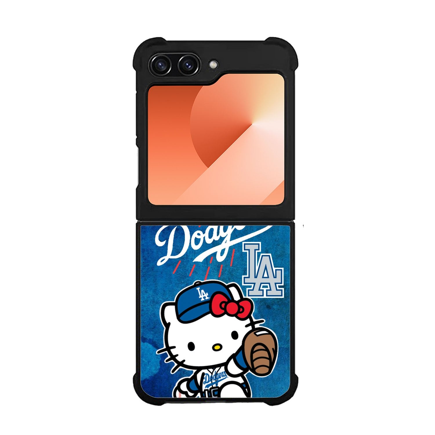 dodgers baseball hello kitty Case Samsung Galaxy Z Flip 6 5G BC2626