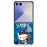 dodgers baseball hello kitty Samsung Galaxy Z Flip 7 Case BC2626