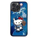 dodgers baseball hello kitty Case iPhone 15 Pro BC2626