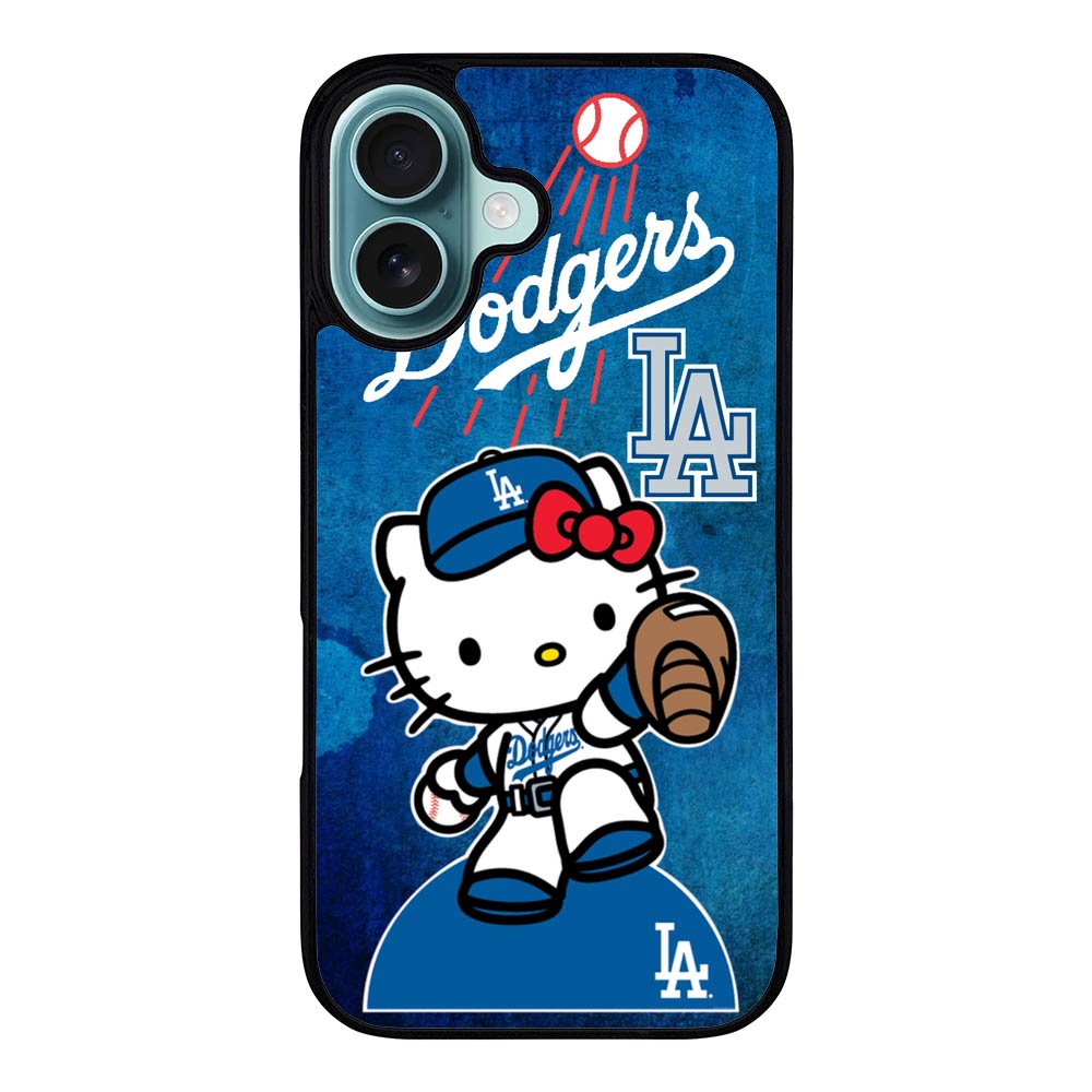 dodgers baseball hello kitty Case iPhone 16 Plus BC2626