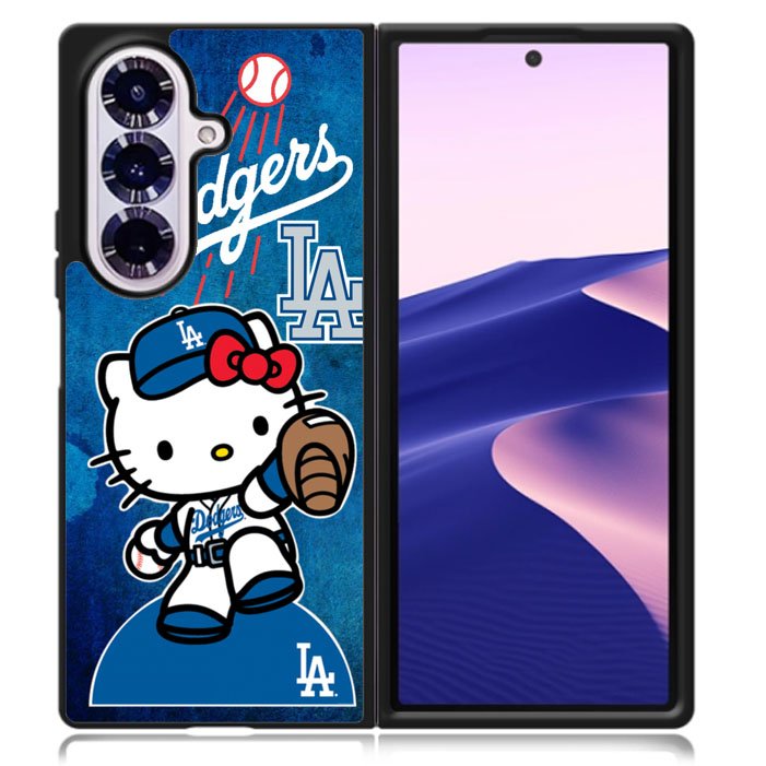 dodgers baseball hello kitty Samsung Galaxy Z Fold 7 5G Case BC2626