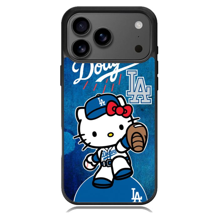 dodgers baseball hello kitty iPhone 17 Pro Case BC2626