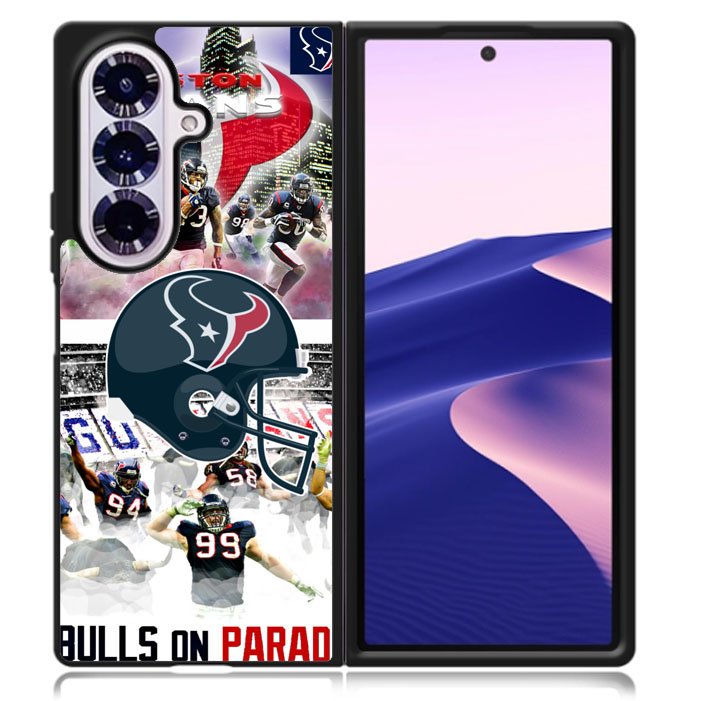 Houston Texans logo Samsung Galaxy Z Fold 7 5G Case BC2615