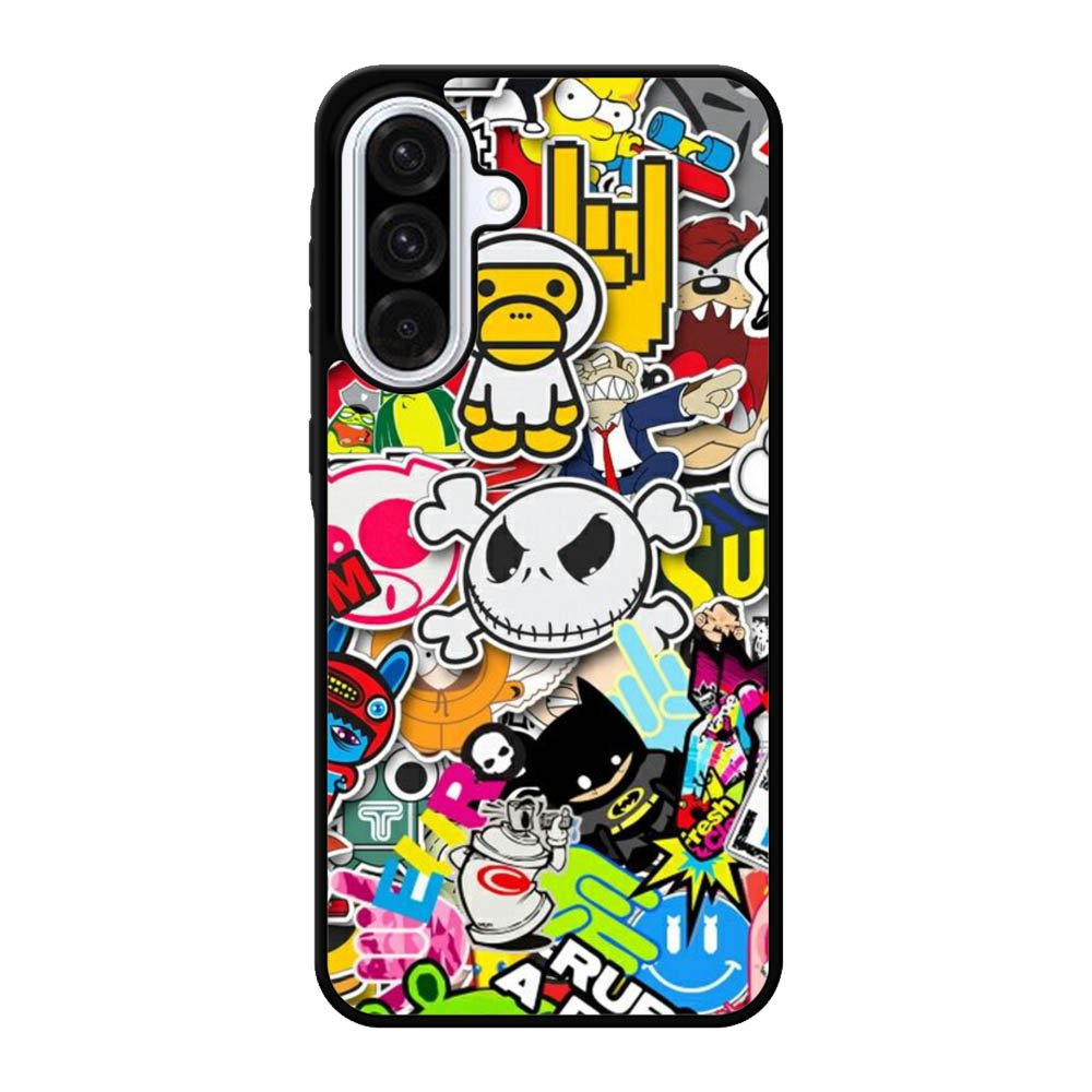 Stickerbomb Graffiti Art Collage Cool Samsung Galaxy A56 Case FE1886