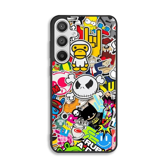 Stickerbomb Graffiti Art Collage Cool Samsung Galaxy A26 Case FE4114