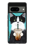 Cute Coffee Cat Google Pixel 8a Case