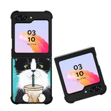 cute coffee cat Case Samsung Galaxy Z Flip 5 5G BC2297
