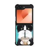 cute coffee cat Case Samsung Galaxy Z Flip 6 5G BC2297
