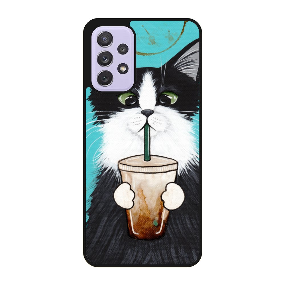cute coffee cat Samsung Galaxy A23 5G Case BC2297