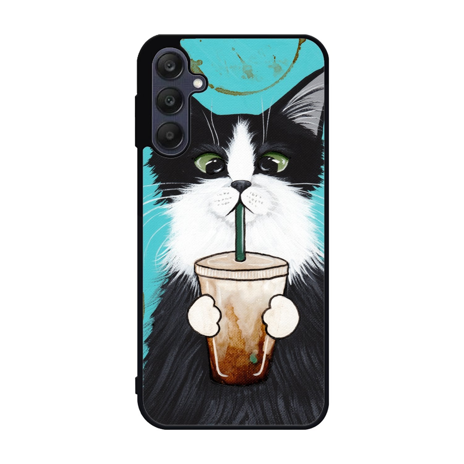 cute coffee cat Samsung Galaxy A25 5G Case BC2297