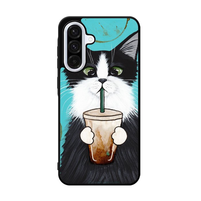 Cute Coffee Cat Samsung Galaxy A36 Case FE5324
