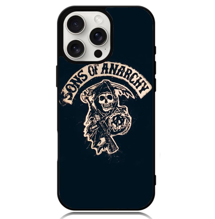 Sons Of Anarchy Skull Case iPhone 16 Pro BC2282