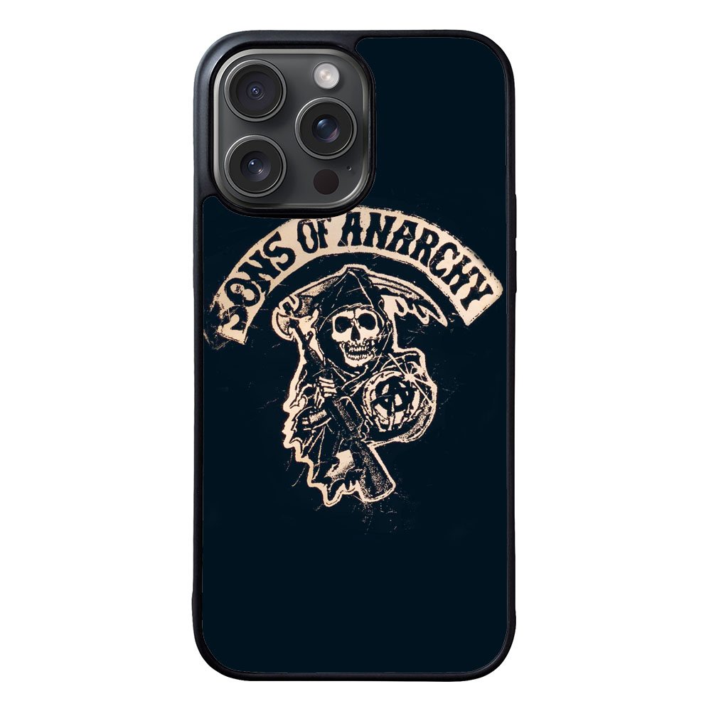 Sons Of Anarchy Skull Case iPhone 15 Pro BC2282
