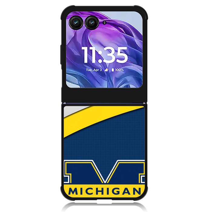 Michigan Wolverines 6th Motorola Moto Razr 2024 , Moto Razr 50 Case