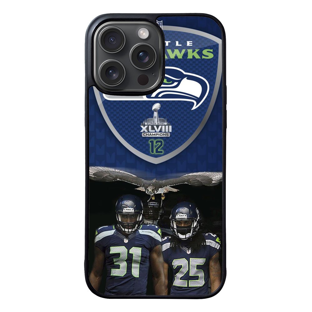 Seattle Seahawks Case iPhone 15 Pro Max BC2315