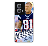aaron hernandez patriots Motorola Moto Edge 2024 Case BC2323