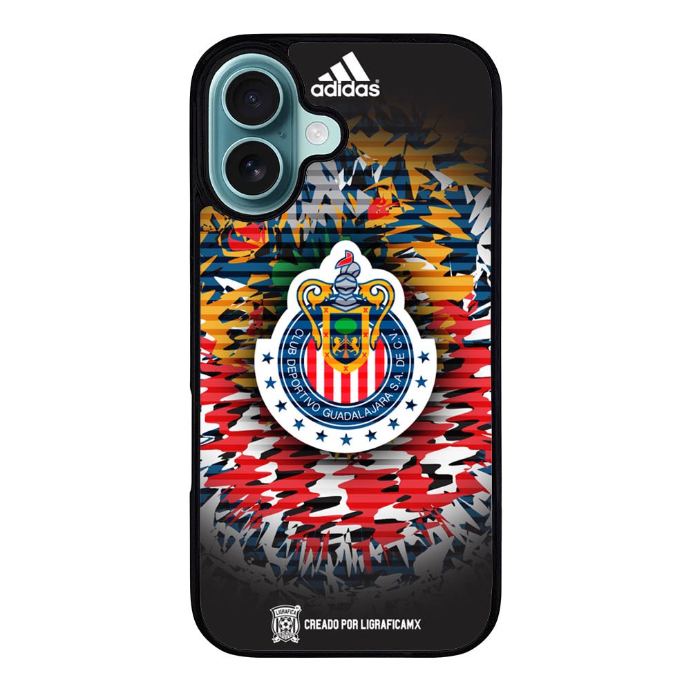 cd guadalajara chivas Case iPhone 16 Plus BC2326