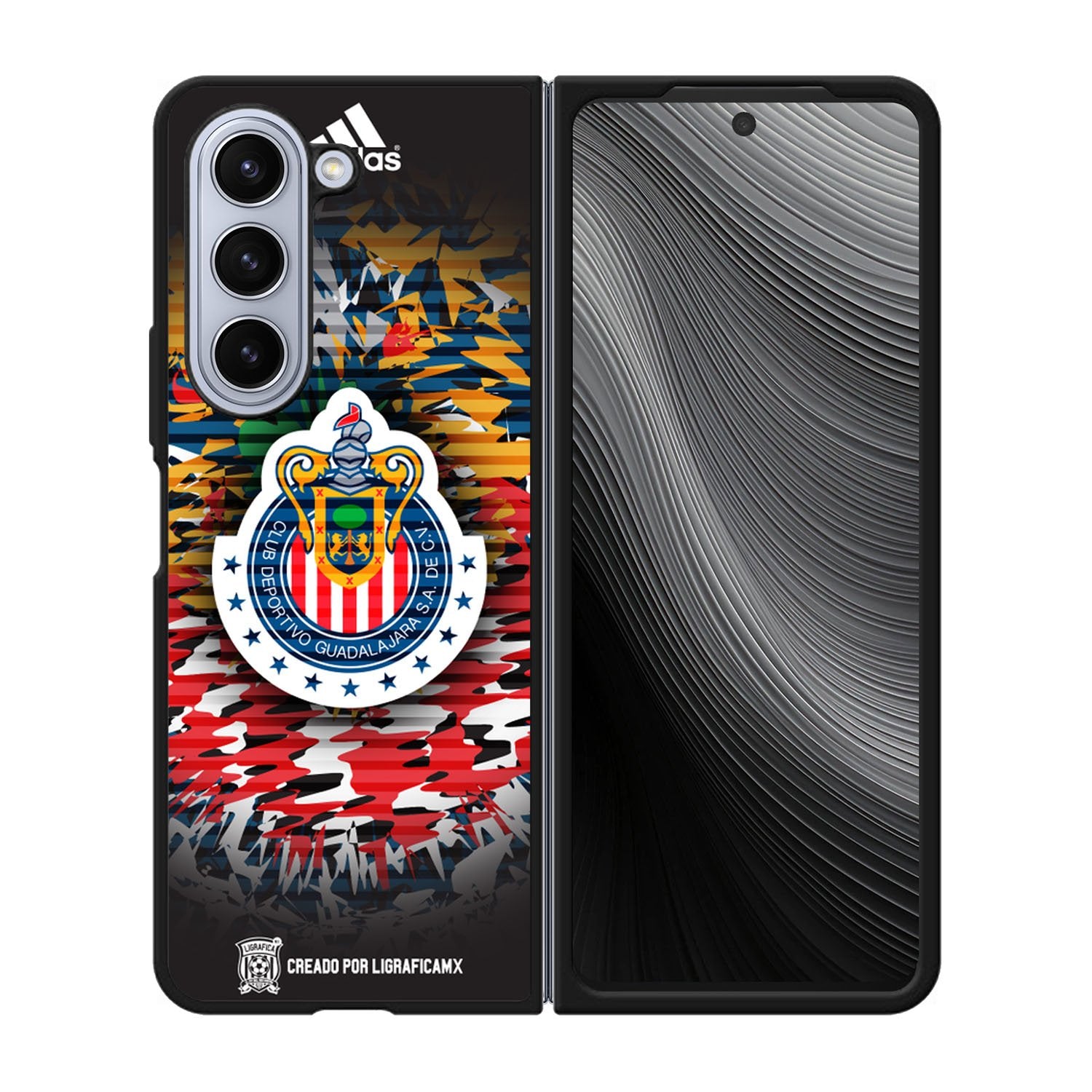 cd guadalajara chivas Case Samsung Galaxy z Fold 5 5G BC2326