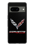 Corvette Logo Carbon 1st Google Pixel 8a Case