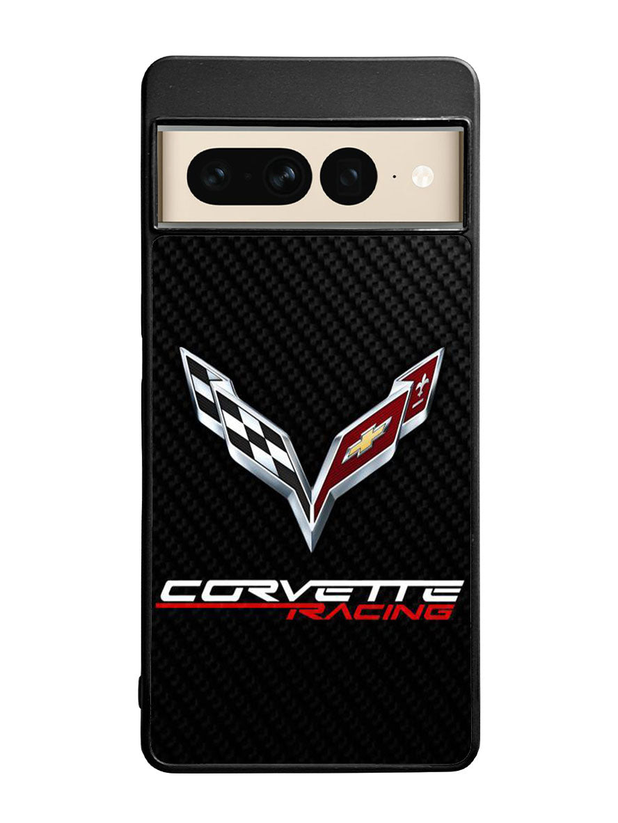 Corvette Logo Carbon 1st Google Pixel 7 Pro Case