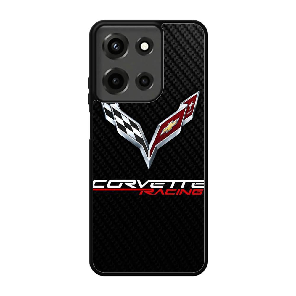 Corvette Logo Carbon 1st Motorola Moto G 5G 2025 Case FE3351