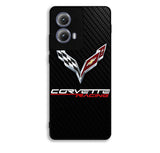 Corvette Logo Carbon 1st Motorola Moto Edge 2024 Case FE7840