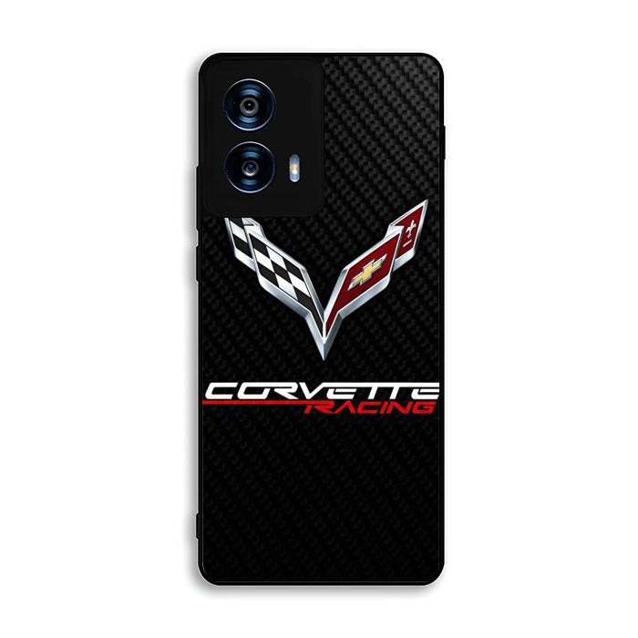 Corvette Logo Carbon 1st Motorola Moto G Power 5G 2024 Case FE5075