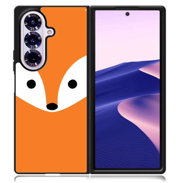orange fox Samsung Galaxy Z Fold 7 5G Case BC2332