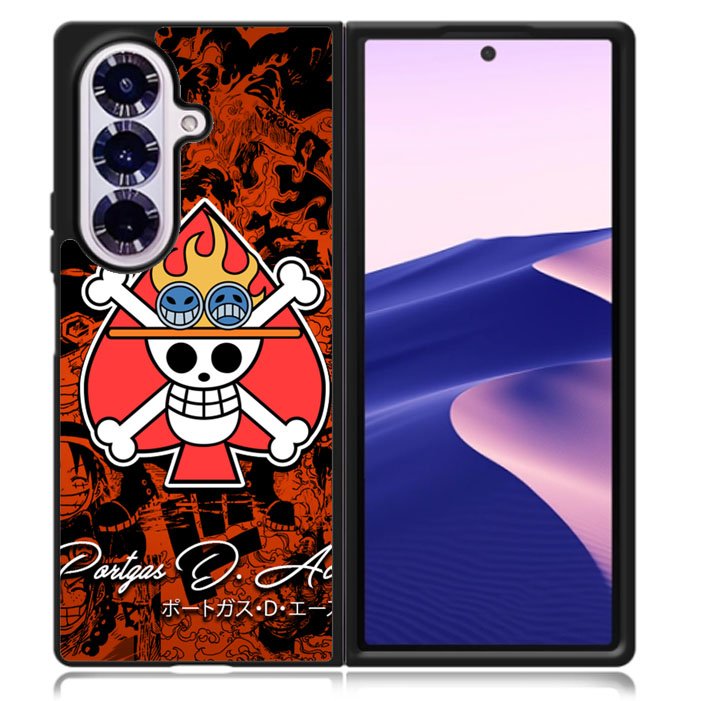 portgas d ace Samsung Galaxy Z Fold 7 5G Case BC2335
