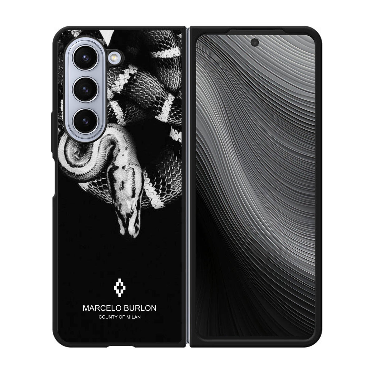 Marcelo Burlon County Of Milan Case Samsung Galaxy z Fold 5 5G BC2340