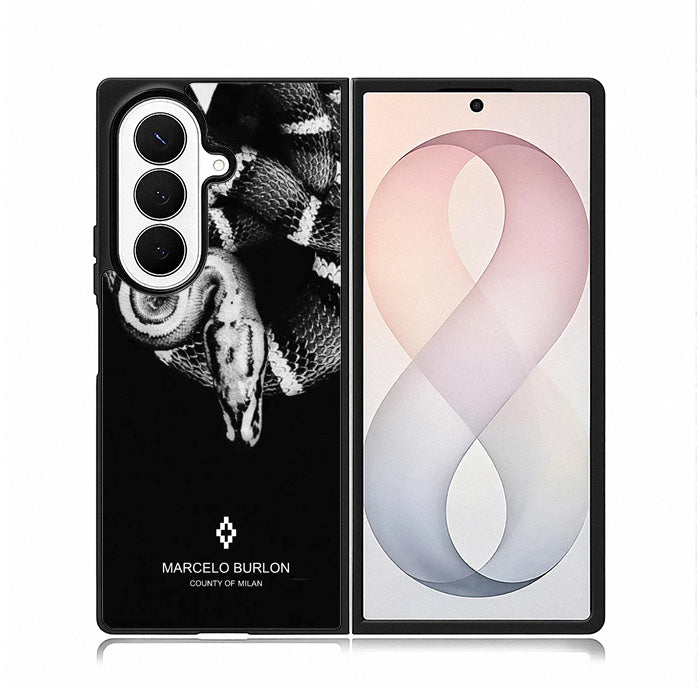 Marcelo Burlon County Of Milan Samsung Galaxy Z Fold 8 Ultra Case BC2340