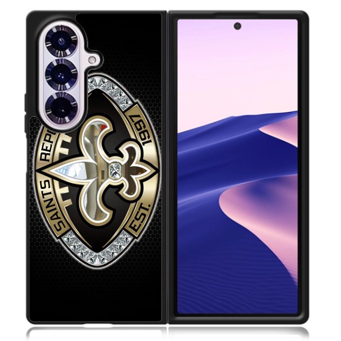 New Orleans Saints NFL Samsung Galaxy Z Fold 7 5G Case BC2341