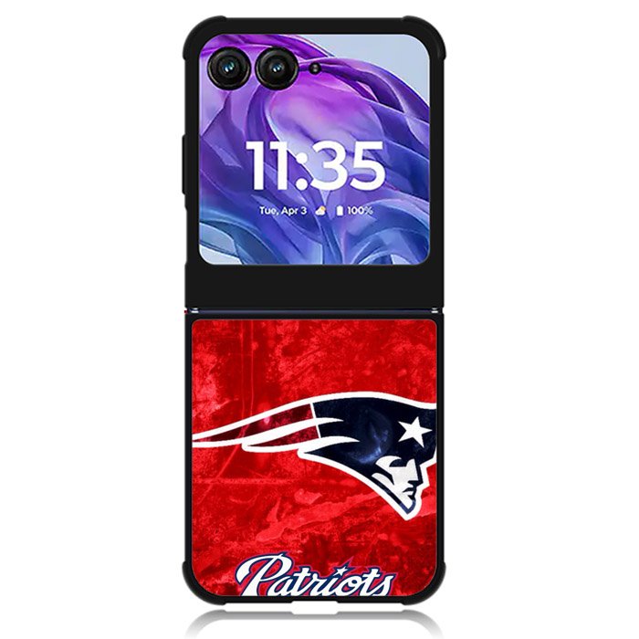 New England Patriots 2nd Motorola Moto Razr 2024 , Moto Razr 50 Case