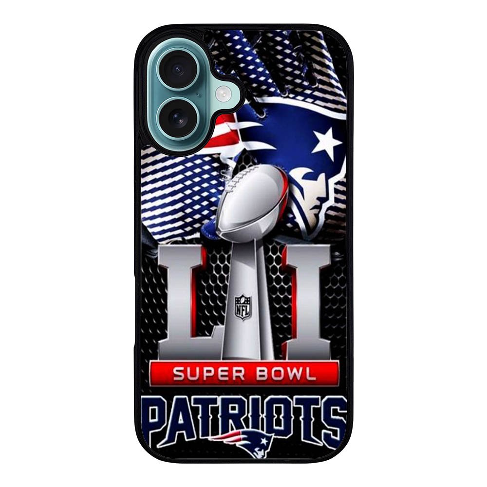 NEW ENGLAND PATRIOTS SUPER BOWL NFL Case iPhone 16 Plus BC2343
