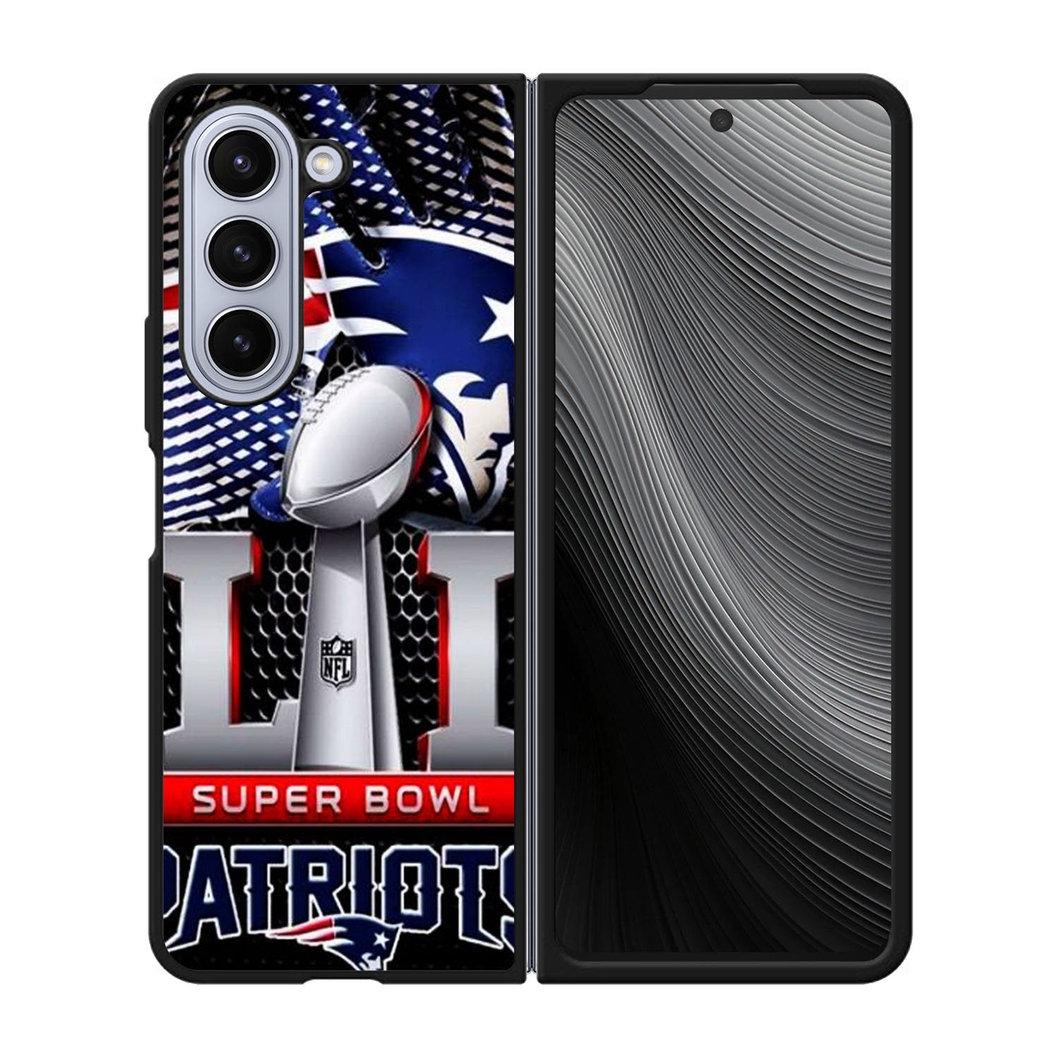 NEW ENGLAND PATRIOTS SUPER BOWL NFL Case Samsung Galaxy z Fold 5 5G BC2343