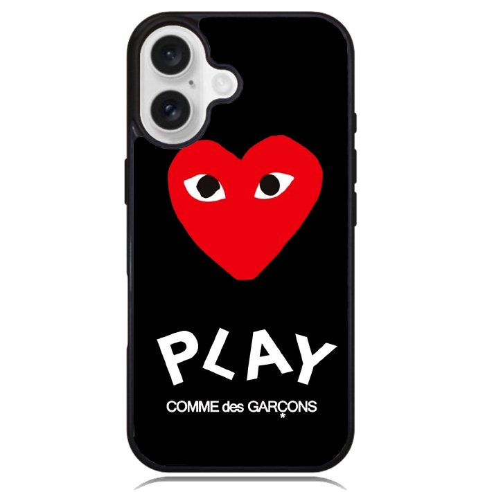 comme des garcons logo Case iPhone 16 BC2346