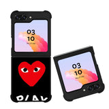 comme des garcons logo Case Samsung Galaxy Z Flip 5 5G BC2346