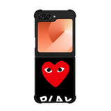 comme des garcons logo Case Samsung Galaxy Z Flip 6 5G BC2346