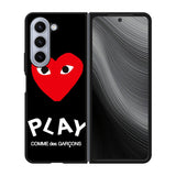 comme des garcons logo Case Samsung Galaxy z Fold 5 5G BC2346
