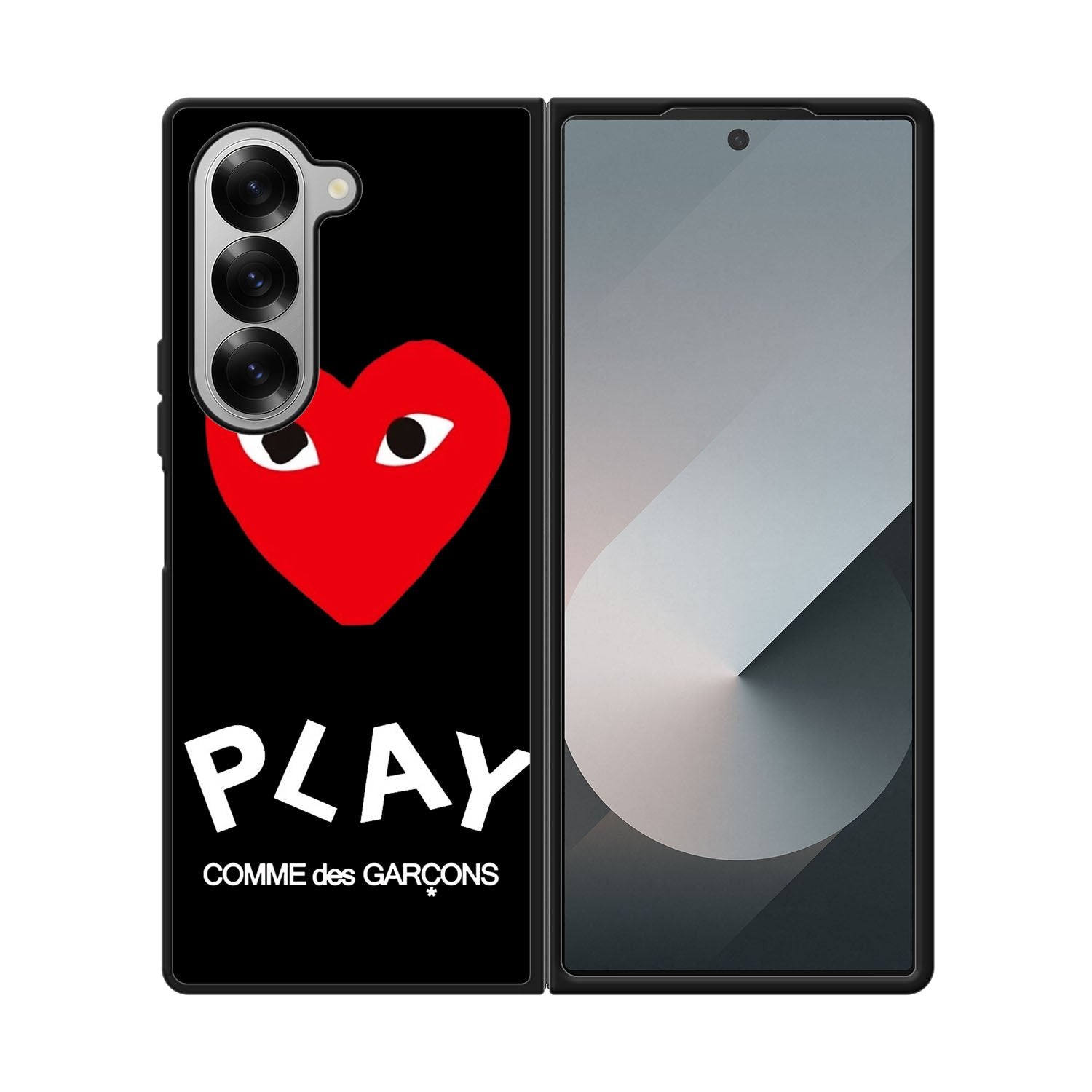 comme des garcons logo Case Samsung Galaxy Z Fold 6 5G BC2346