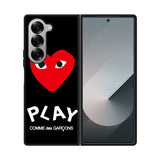 comme des garcons logo Case Samsung Galaxy Z Fold 6 5G BC2346