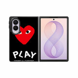 comme des garcons logo Samsung Galaxy Z Fold 8 Case BC2346