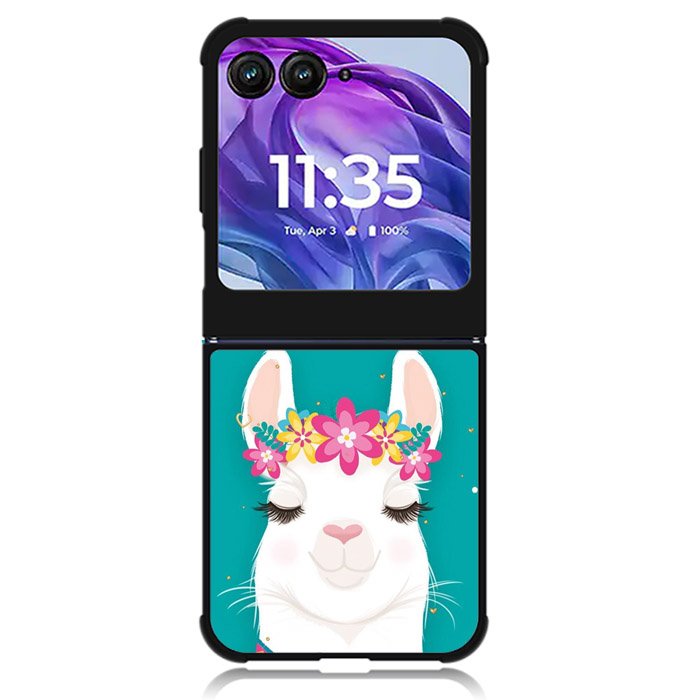 llama Motorola Moto Razr 2024 , Moto Razr 50 Case