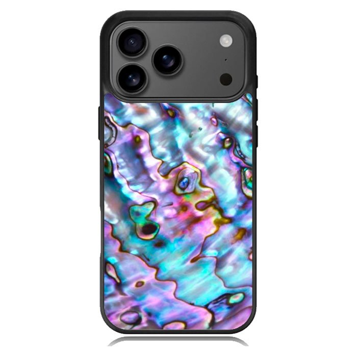 rainbow abalone iPhone 17 Pro Case BC2357