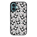 panda pattern Case iPhone 16 Plus BC2396