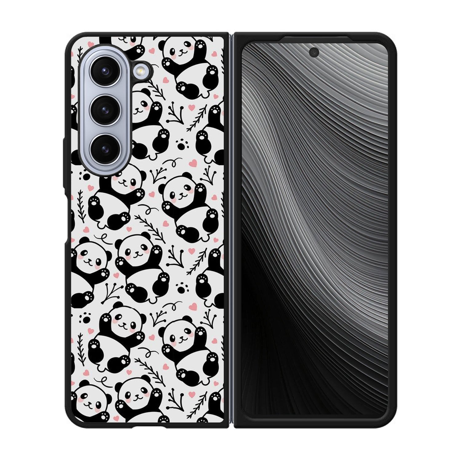 panda pattern Case Samsung Galaxy z Fold 5 5G BC2396