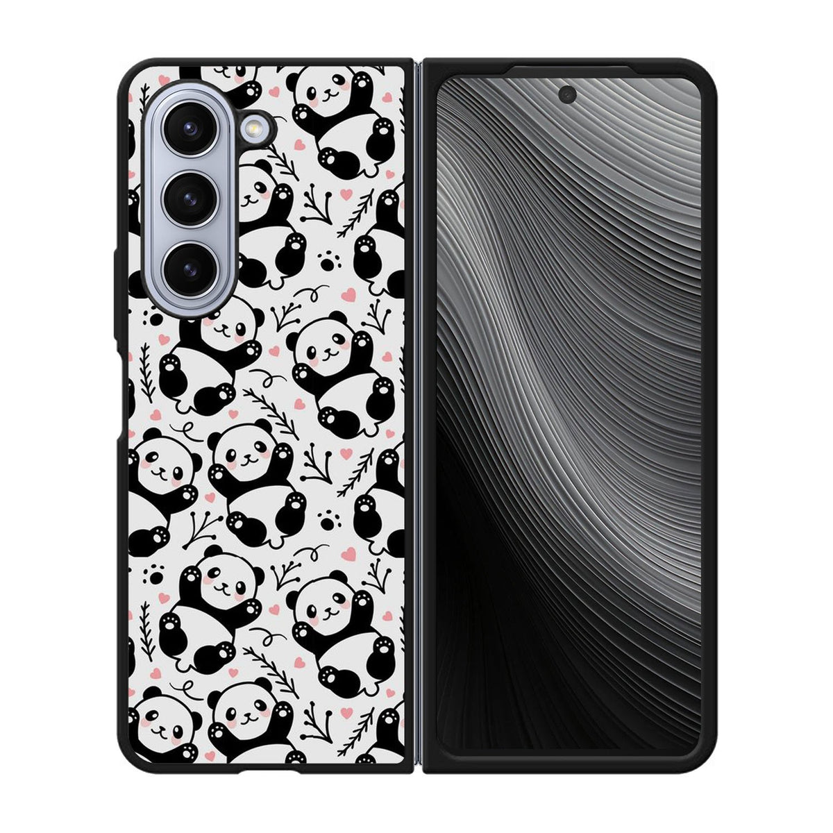 panda pattern Case Samsung Galaxy z Fold 5 5G BC2396