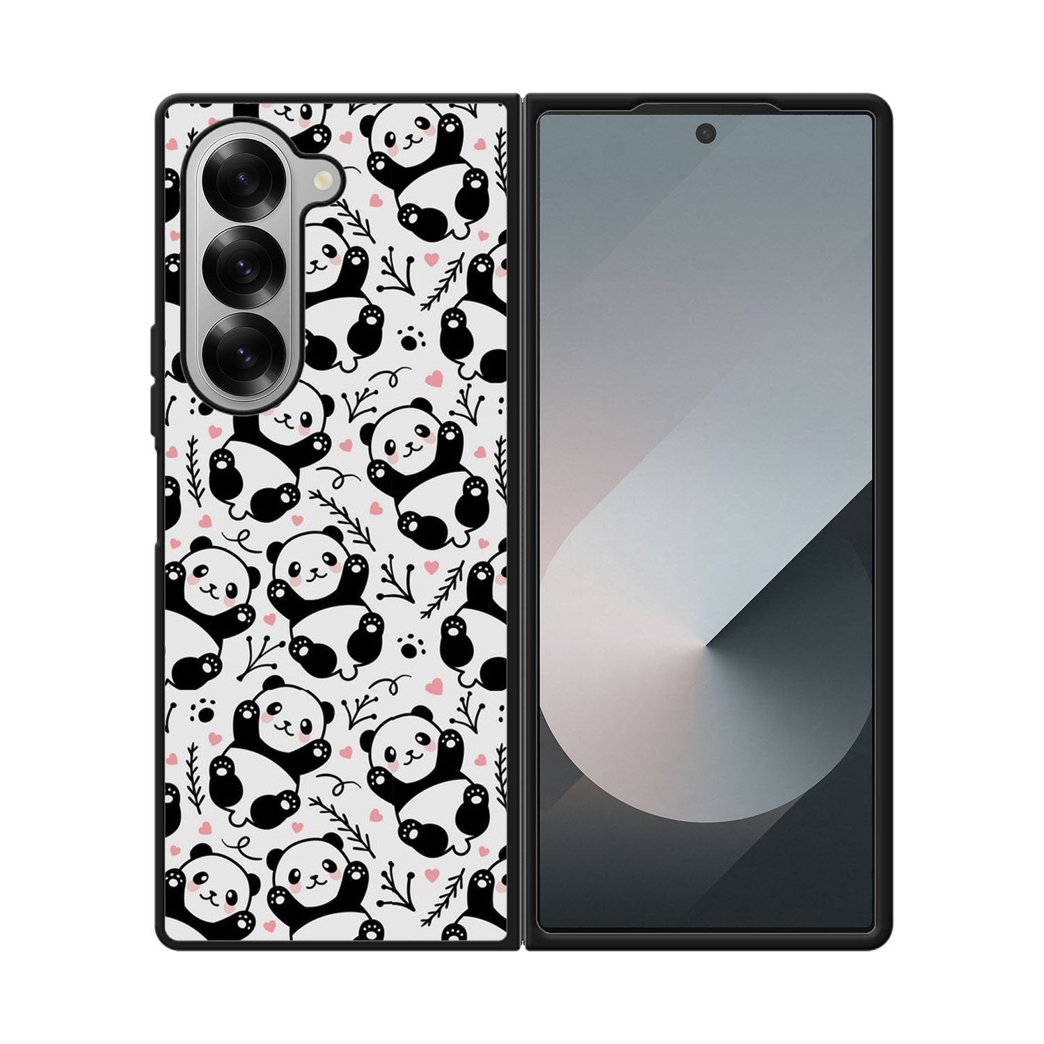 panda pattern Case Samsung Galaxy Z Fold 6 5G BC2396