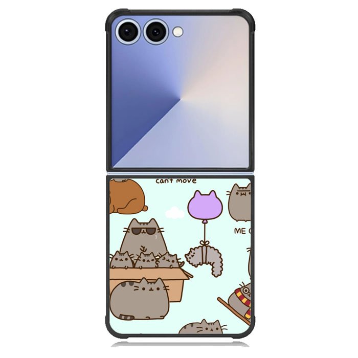 pusheen cat Samsung Galaxy Z Flip 7 Case BC2403