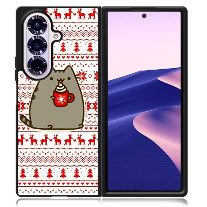 pusheen cat Samsung Galaxy Z Fold 7 5G Case BC2404